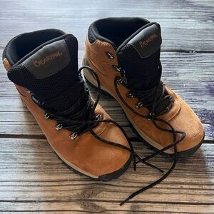 BearPaw Men's Brown and Black Boots